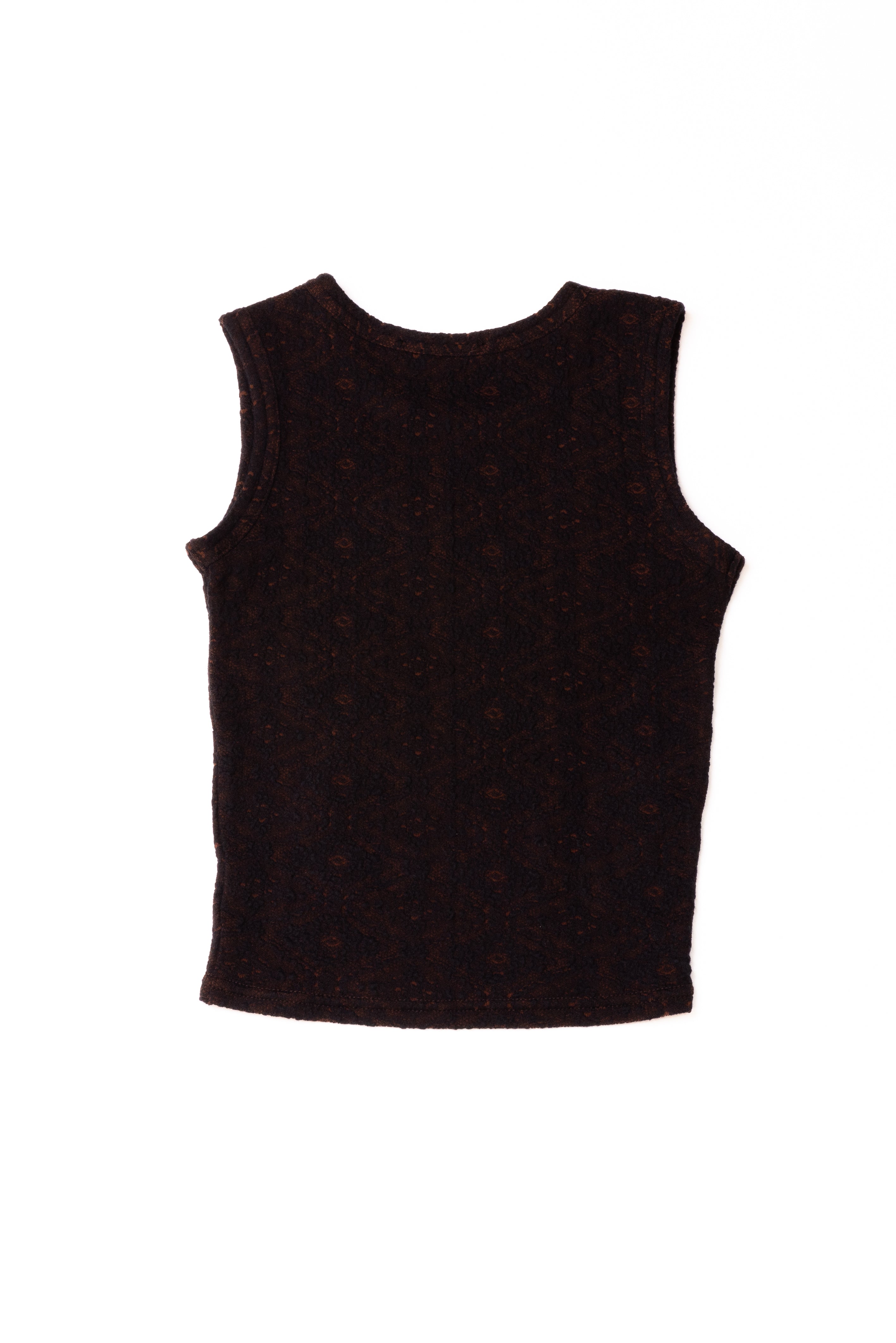 DIRTY LACE TANK | BROWN